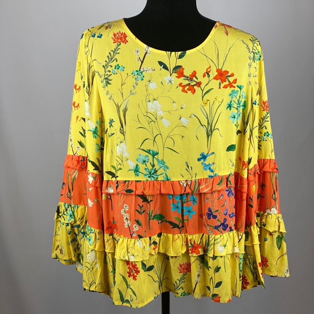 Sharon Young Vintage Blooms Blouse
